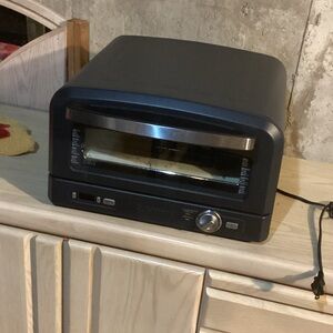 Cuisinart Black Toaster Oven with Silver Accents